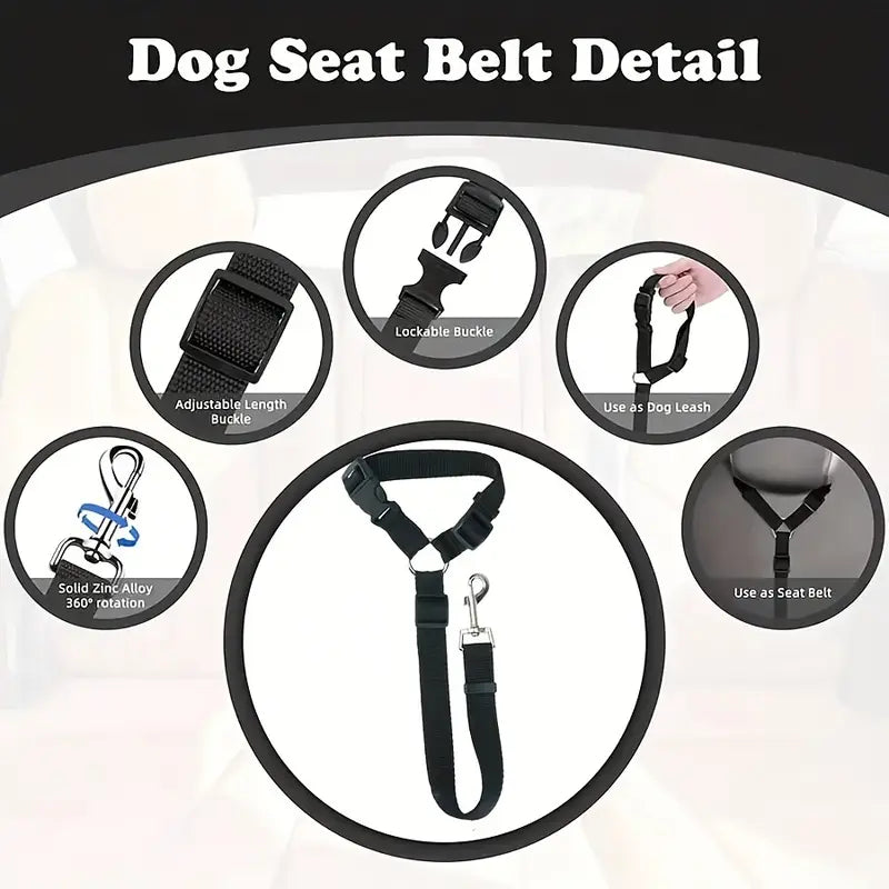 Pawzseek Car SUV suitable for 1pc dog seat belt