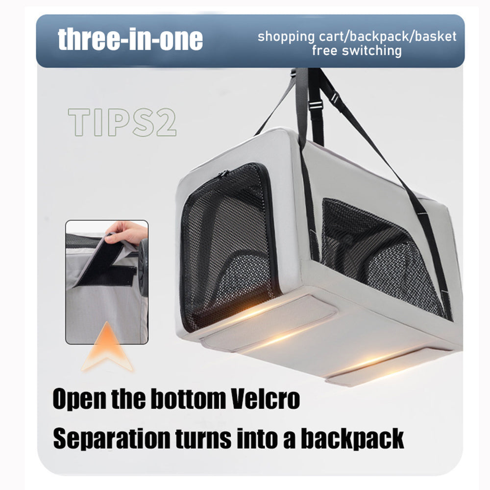 Pet Stroller - Double-Story Travel Stroller