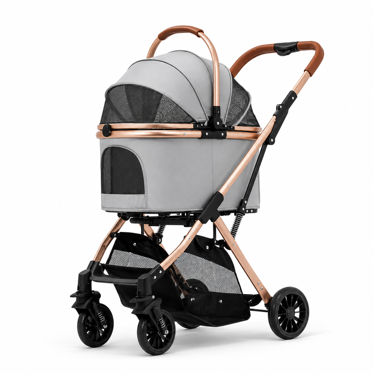 Pawzseek 3 in 1 Folding Pet Dog Stroller