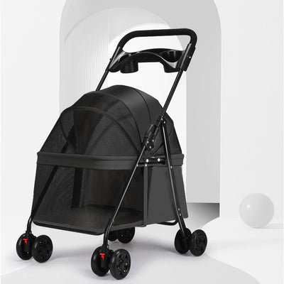 Durable Wheels with Red Brake