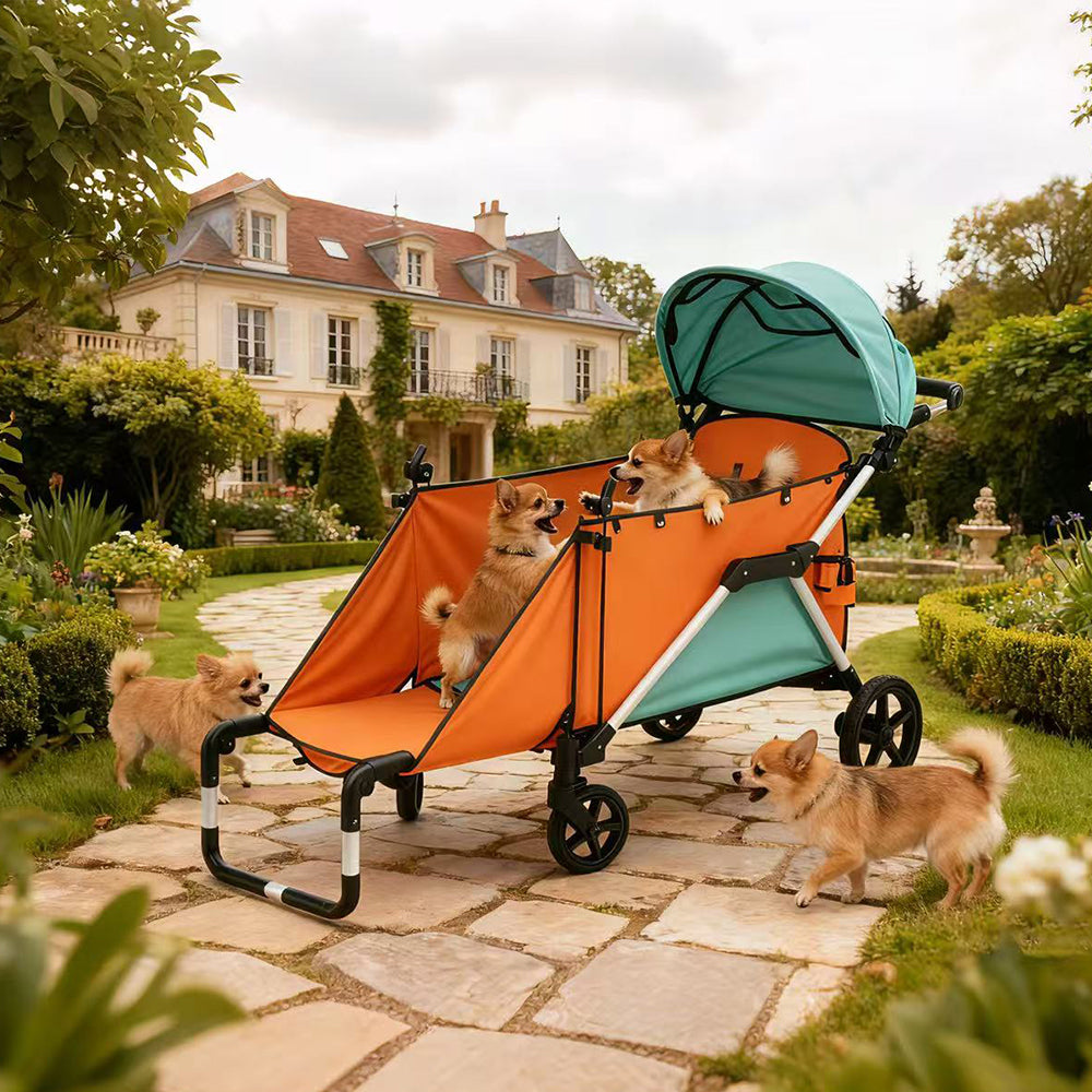 Pet Stroller - Deluxe Outdoor Adventure Stroller