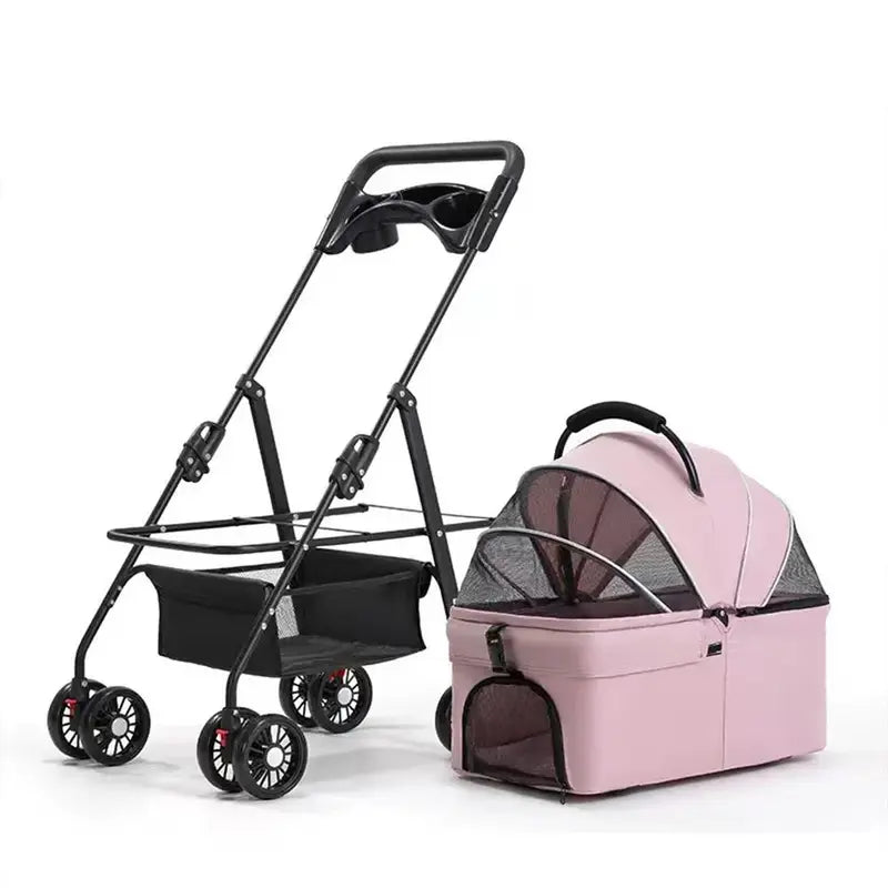 Pawzseek Pet Stroller for Cats and Dogs