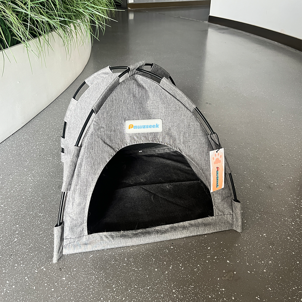 Pawzseek Pet Tent Bed: Cozy Cave for Cats & Small Dogs