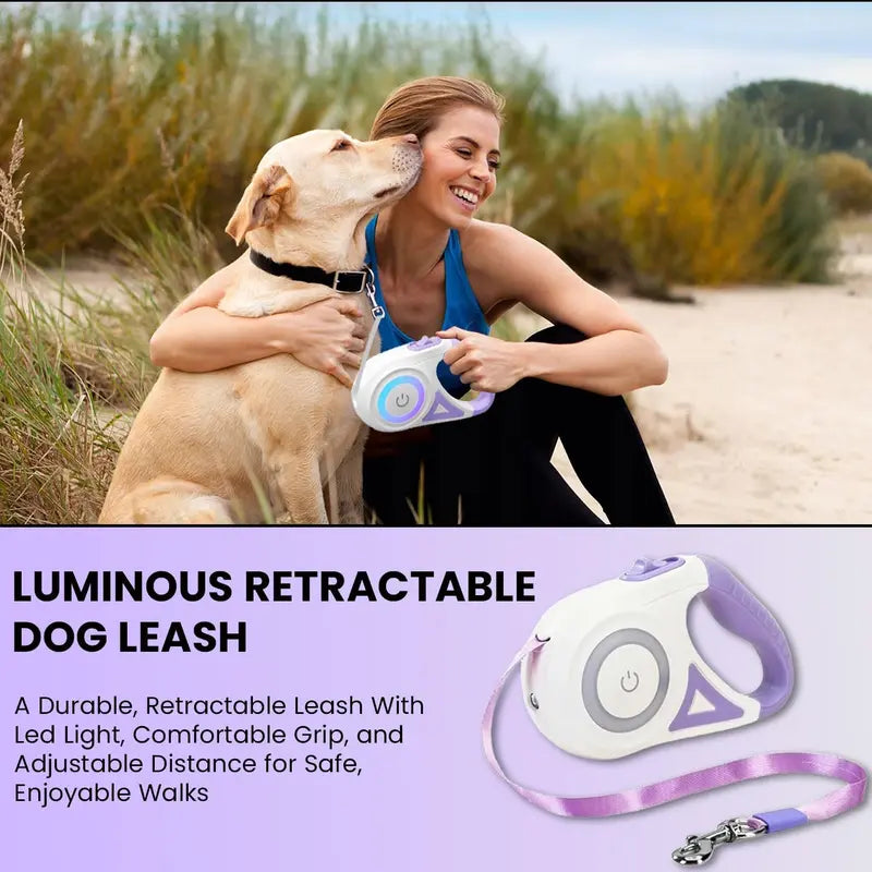 Pawzseek LED Retractable Safety Dog Leash