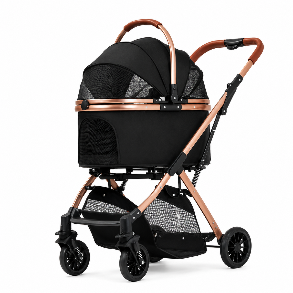 Pawzseek 3 in 1 Folding Pet Dog Stroller