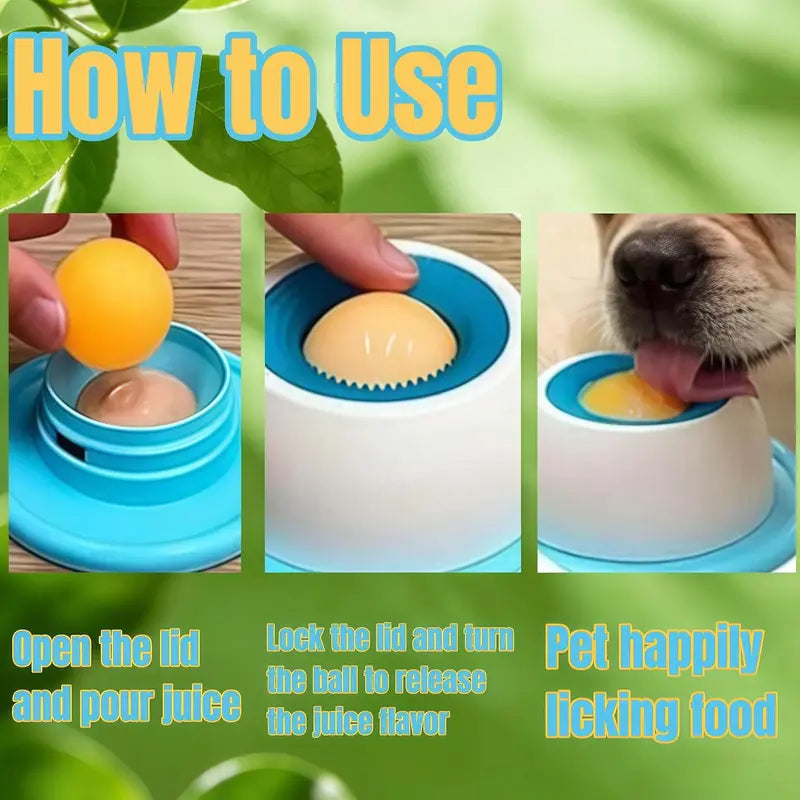 Pawzseek Pet Lick Bowl