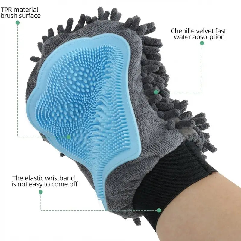 Pawzseek Dog Washing Gloves