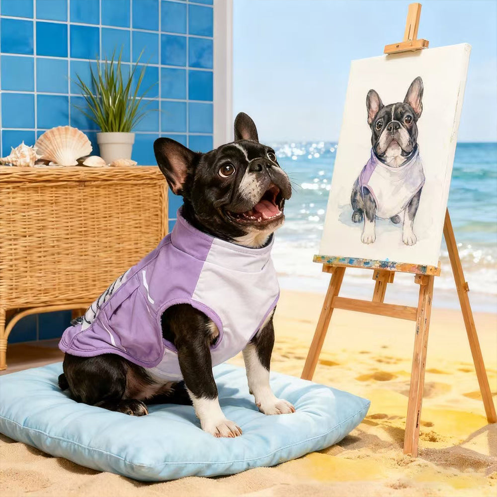 Waterproof Reflective Dog Jacket – Lavender Purple