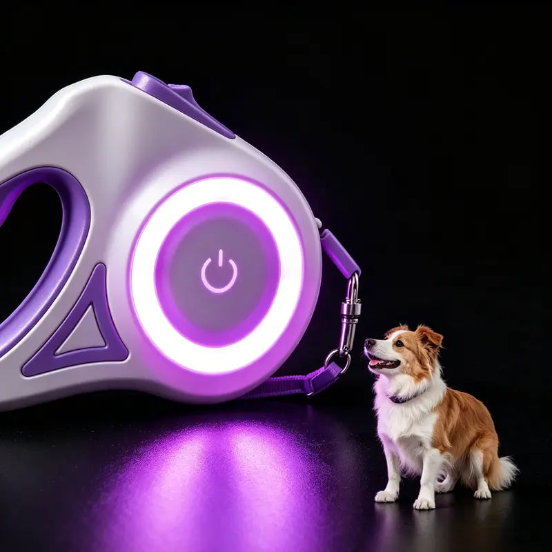 Pawzseek LED Retractable Dog Leash