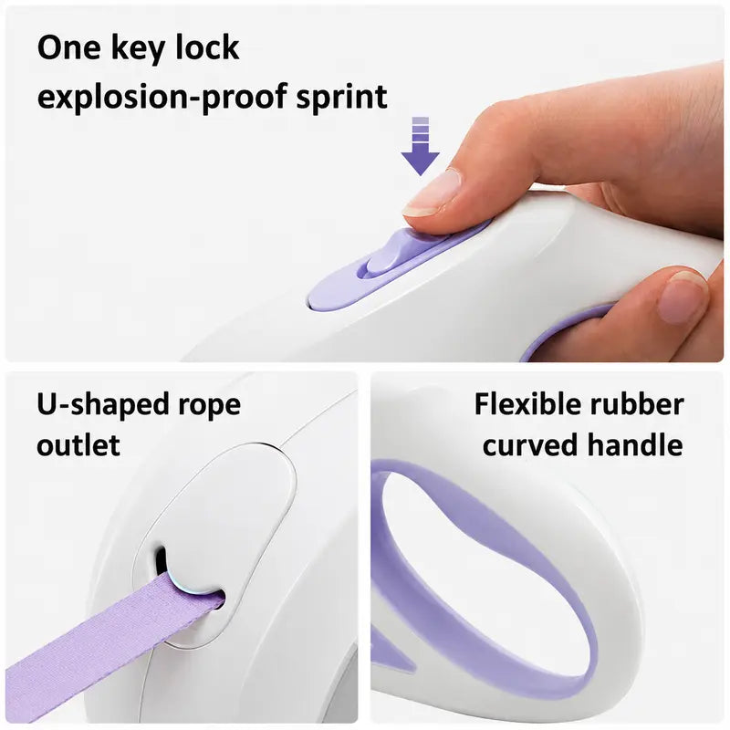 Pawzseek LED Retractable Safety Dog Leash
