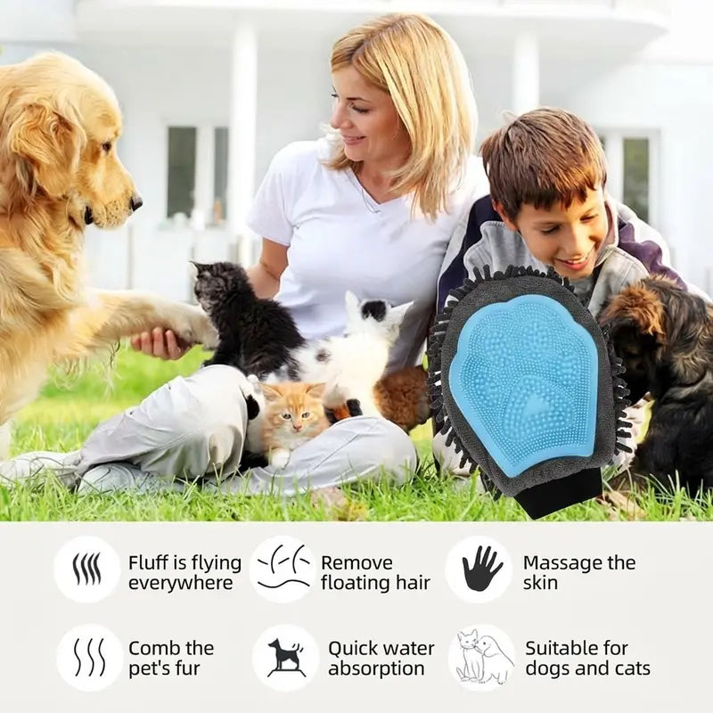 Pawzseek Dog Washing Gloves