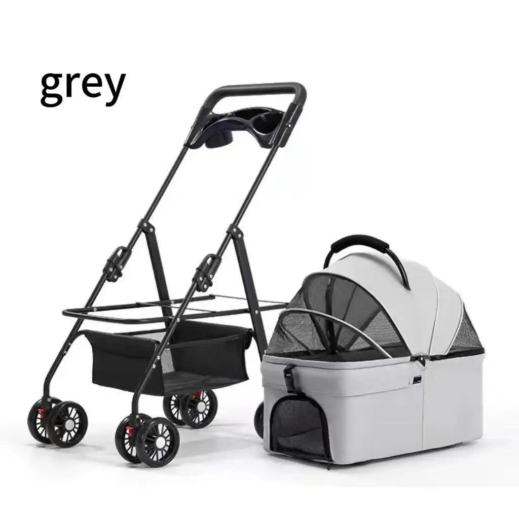 Pawzseek Pet Stroller for Cats and Dogs