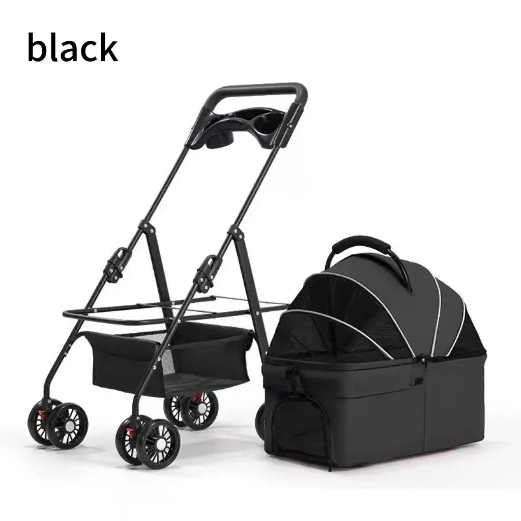 Pawzseek Pet Stroller for Cats and Dogs